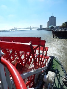 Steamboat Natchez paddle