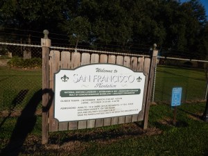 Entrance sign fo San Francisco House