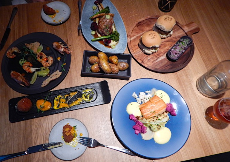 A fest of a meal at our hotel in Bergen