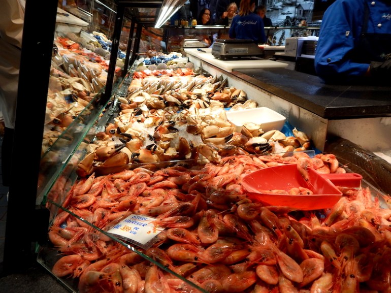 Fantastic seafood Bergen market