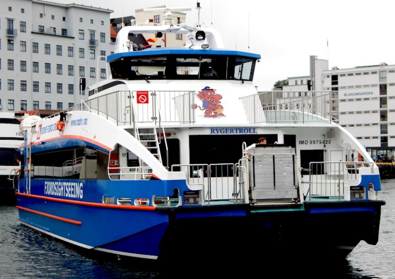 Our fjord sightseeing ferry