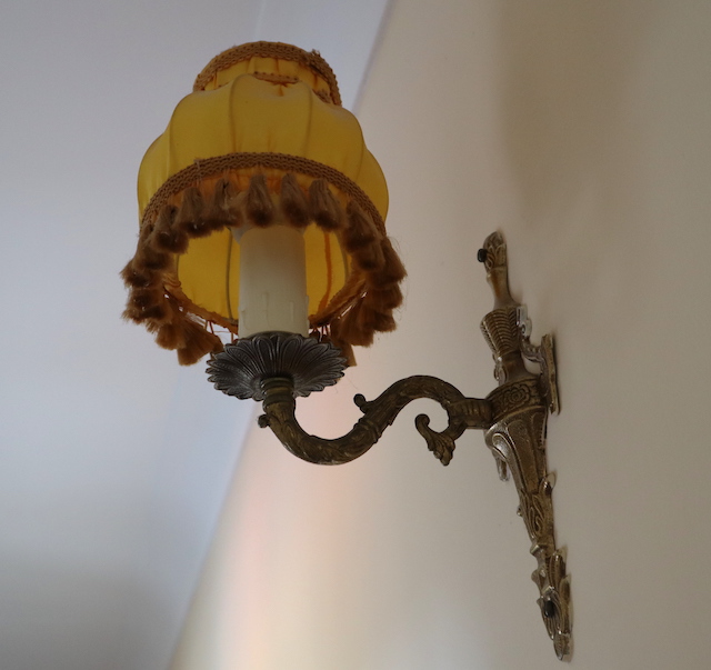 Old light fitting