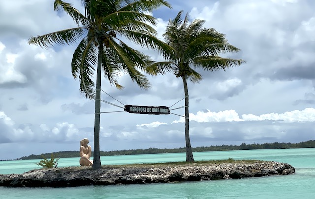 Airport welcome sign