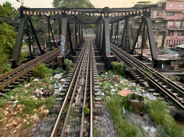 Bridge leaving Bangkok