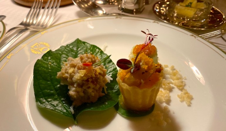 Prawn and Tuna starter