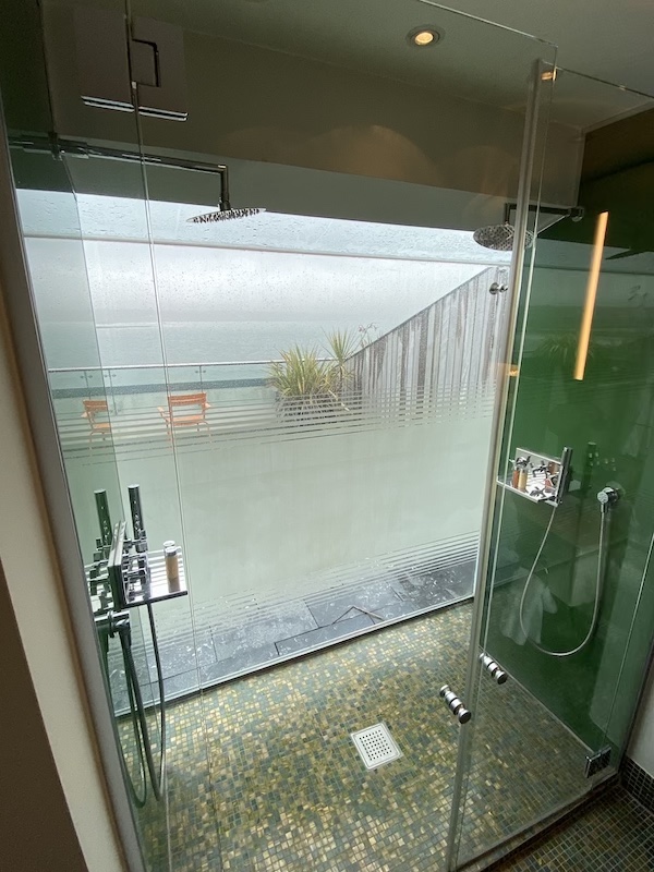 Shower with a view